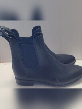 Capelli of New York Black Chelsea Rain Booties